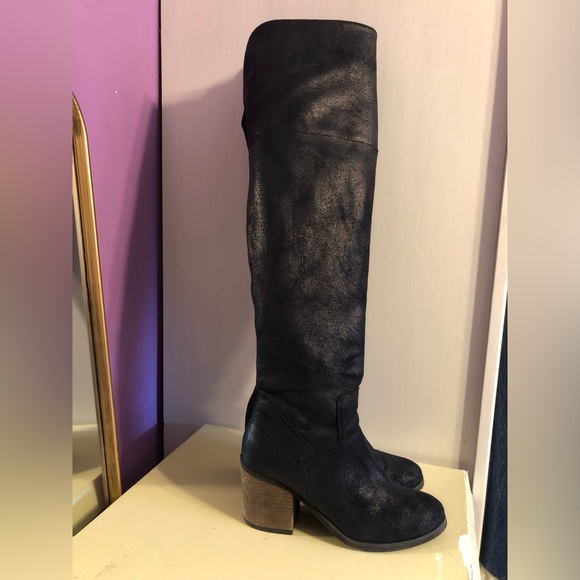 Hinge Canton Over the knee boot. Size 7. Color Black - Picture 2 of 12